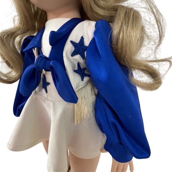 Haley Alexis Jones Dallas Cowboys Cheerleader Doll 18.5” Blonde Outfit Boots - Picture 8 of 9
